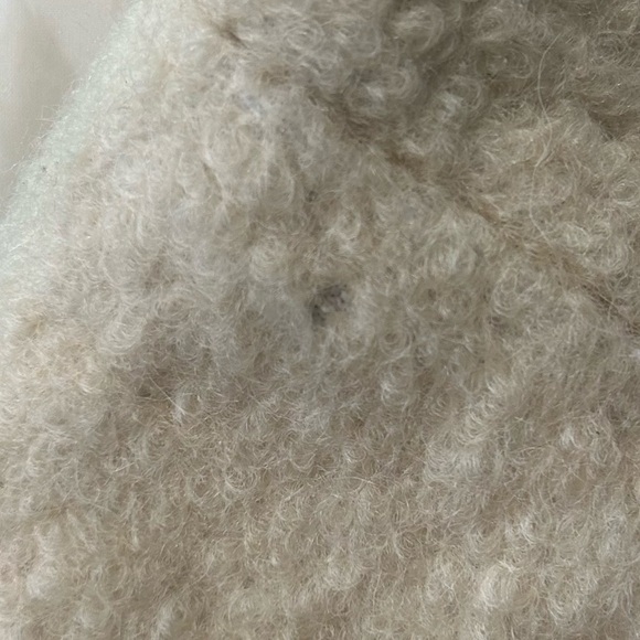 Forever 21 50% Wool White Double Breasted Jacket Size Small - Picture 9 of 9